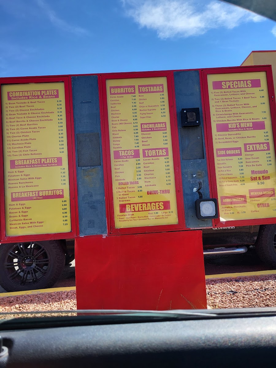 Fidencios Mexican Food Menu - Image 4